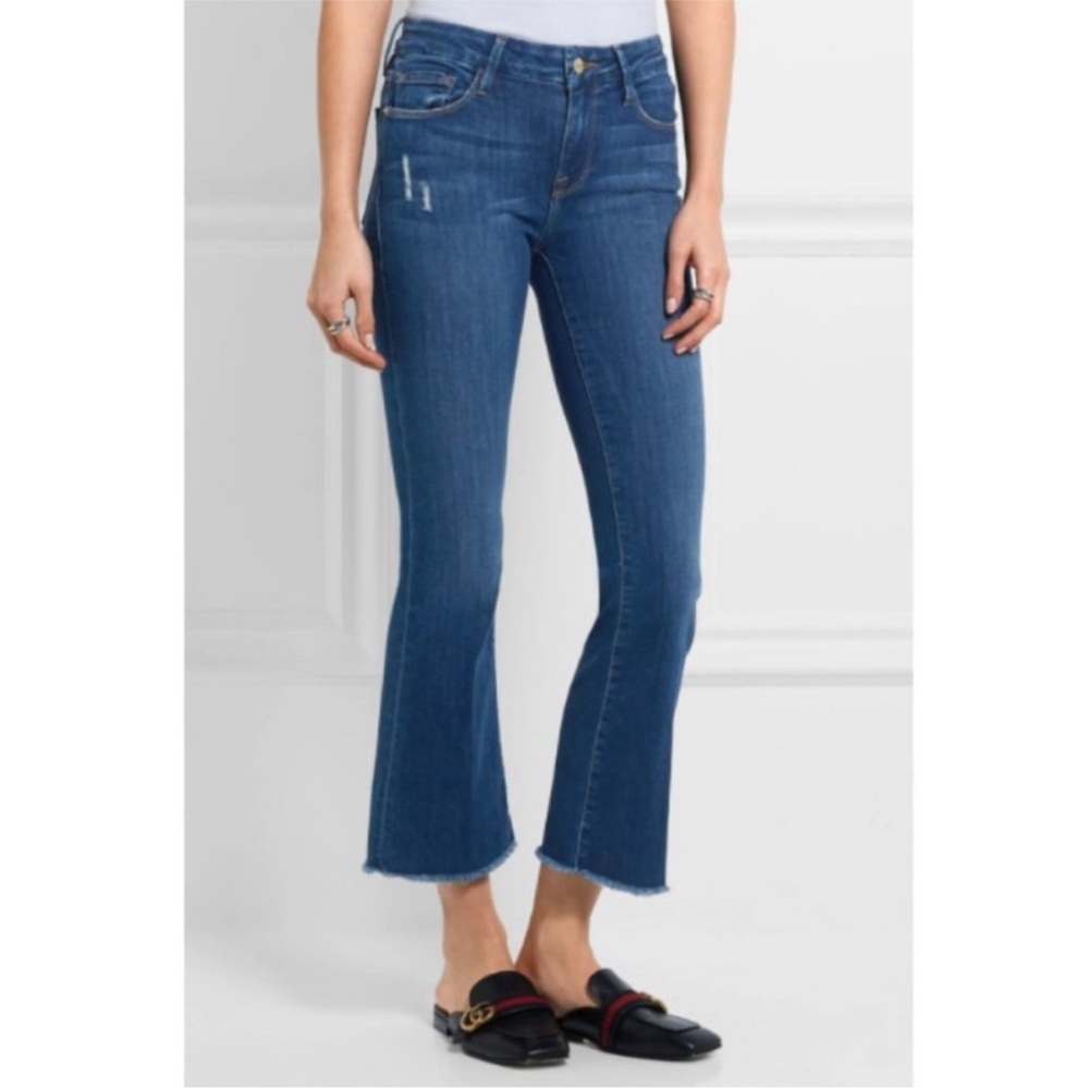 FRAME Le Crop Mini Boot Mid-Rise Sz 28